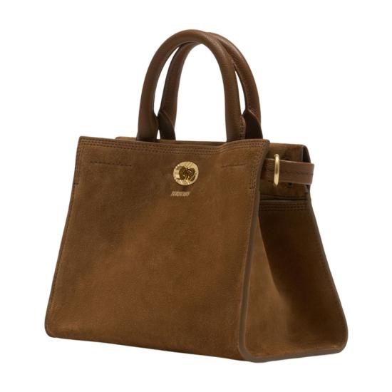 26SS 버버리 미니 코츠월드 토트 8118905B8630 BROWN - BURBERRY