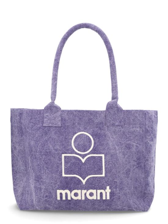 26SS 이자벨마랑 YENKY 옌키 로고 토트백 PM0062FAA1X19M86FP PURPLE - ISABEL MARANT