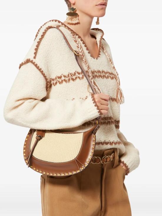 26SS 이자벨마랑 오스칸 문 숄더백 PP0003FBD1X17MNLCG BEIGE - ISABEL MARANT