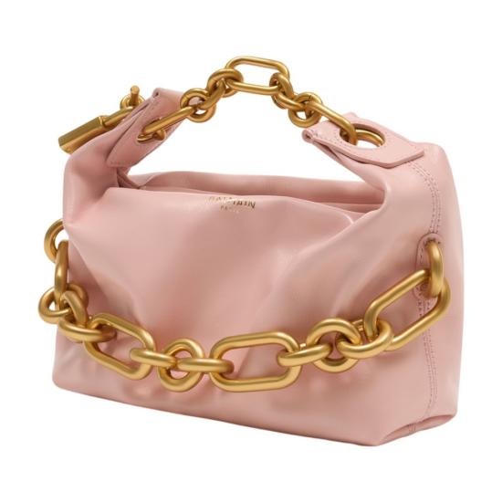 26SS 발망 숄더백 FN0AD001LMTE4HR PINK - BALMAIN