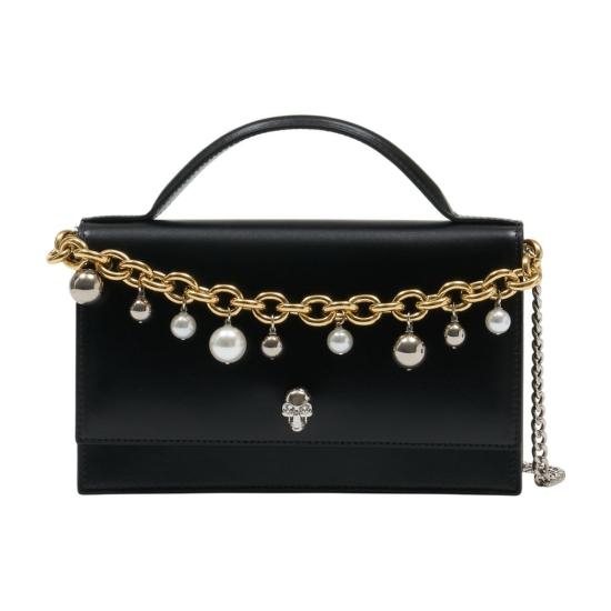 26SS 알렉산더 맥퀸 토트백 856330C8ZXX1000 BLACK