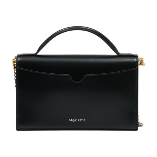 26SS 알렉산더 맥퀸 토트백 856330C8ZXX1000 BLACK - ALEXANDER MCQUEEN