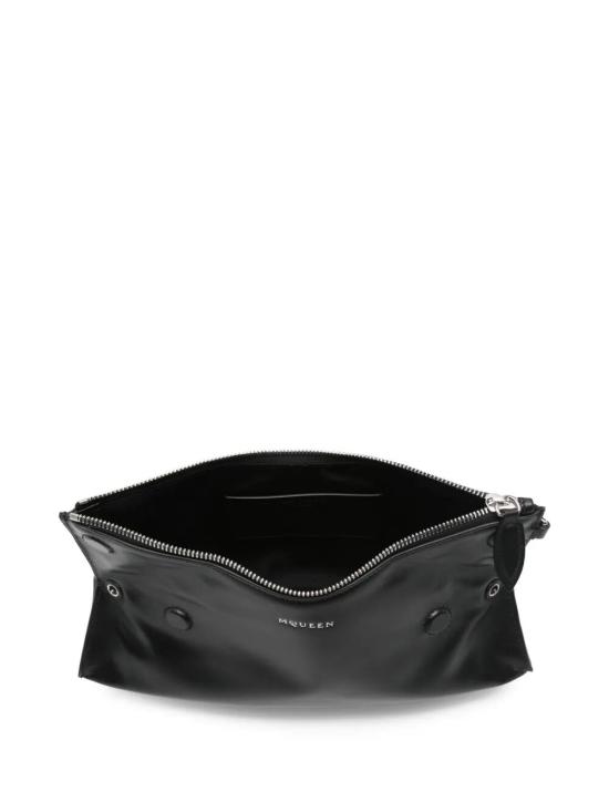 26SS 알렉산더 맥퀸 클러치/파우치 8613741VDXA1000 BLACK - ALEXANDER MCQUEEN