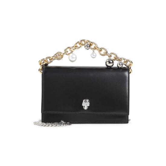 26SS 알렉산더 맥퀸 토트백 856329C8ZXX1000 BLACK