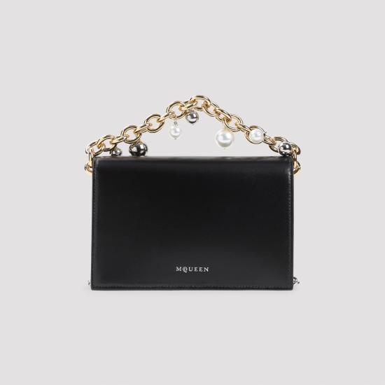 26SS 알렉산더 맥퀸 토트백 856329C8ZXX1000 BLACK - ALEXANDER MCQUEEN