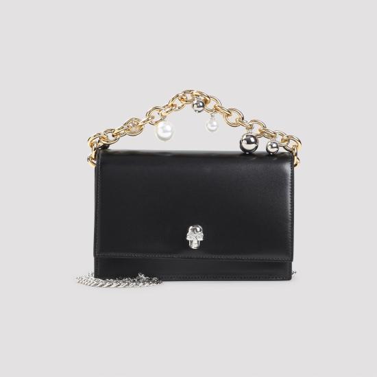 26SS 알렉산더 맥퀸 토트백 856329C8ZXX1000 BLACK - ALEXANDER MCQUEEN