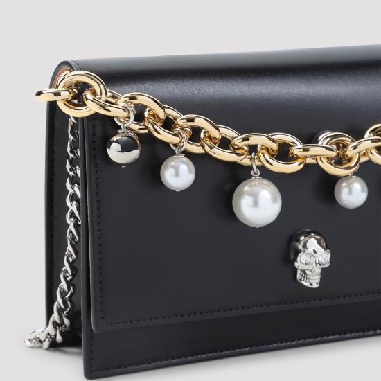 26SS 알렉산더 맥퀸 토트백 856329C8ZXX1000 BLACK - ALEXANDER MCQUEEN