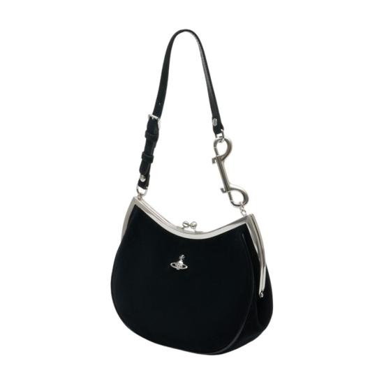 26SS 비비안웨스트우드 숄더백 4B01000VWL007EN401 BLACK - VIVIENNE WESTWOOD