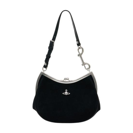 26SS 비비안웨스트우드 숄더백 4B01000VWL007EN401 BLACK
