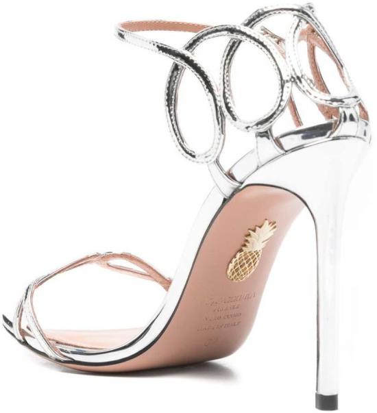 26SS 아쿠아주라 샌들 HULHIGS0SSYCCC SILVER - AQUAZZURA