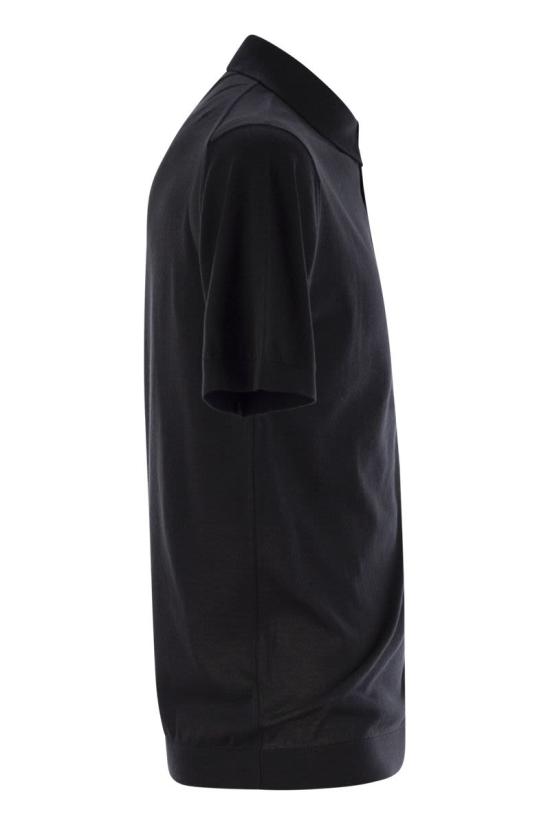 25SS 존스메들리 에이드리안 폴로 셔츠 ADRIAN BLACK - JOHN SMEDLEY