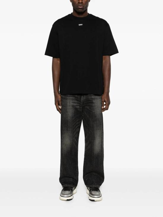 26SS 오프화이트 반팔 티셔츠 44MAA120S26J00Y001 Black - OFF WHITE