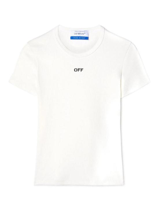 26SS 오프화이트 반팔 티셔츠 2AA065C99JER005W102 White