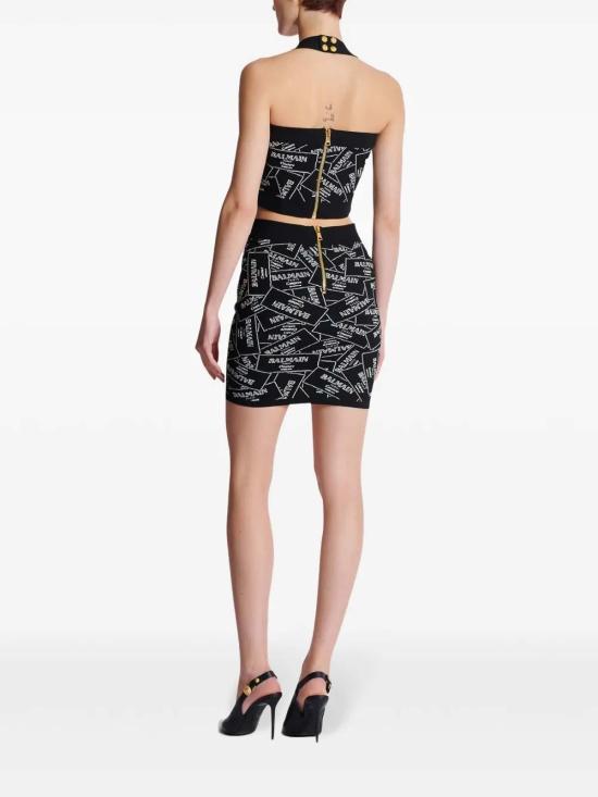 25SS 발망 민소매 티셔츠 EF1AA025KH86EAB Black - BALMAIN