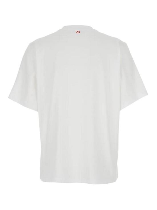 26SS 빅토리아 베컴 반팔 티셔츠 1126JTS007232A6 White - VICTORIA BECKHAM
