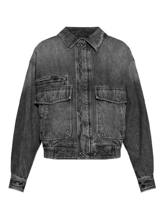 26SS 베르사체 데님 자켓 10217541A160531D980 Grey