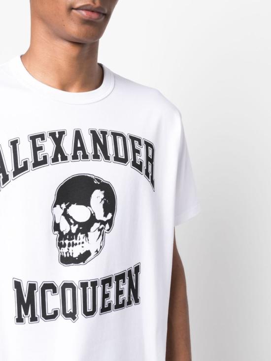  알렉산더 맥퀸 반팔 티셔츠 759442 WHITE - ALEXANDER MCQUEEN