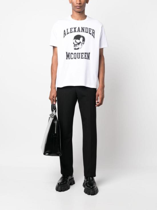  알렉산더 맥퀸 반팔 티셔츠 759442 WHITE - ALEXANDER MCQUEEN