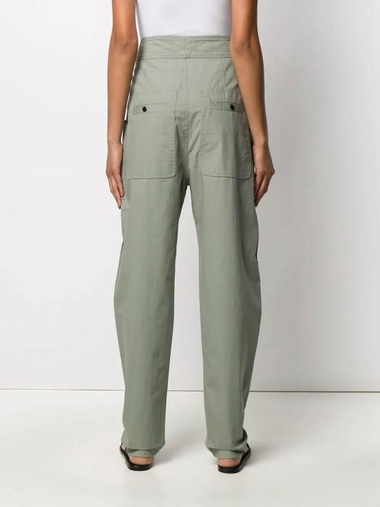  이자벨마랑에뚜왈 스트레이트 팬츠 PA152020P014E67 Green - ISABEL MARANT ETOILE