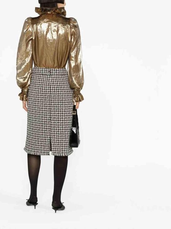 랑방 미디 스커트 RWST00145452A220210 Black - LANVIN