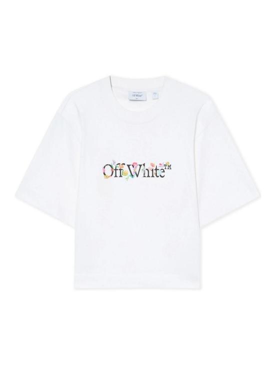 25FW 오프화이트 반팔 티셔츠 2AA090S26JER001W102 White