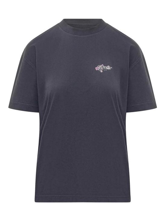 26SS 오프화이트 반팔 티셔츠 2AA089S26JER006W930 Light Blue