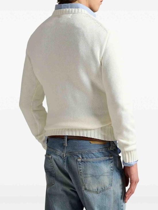 26SS 폴로 랄프로렌 스웨터 710718281009 White - POLO RALPH LAUREN