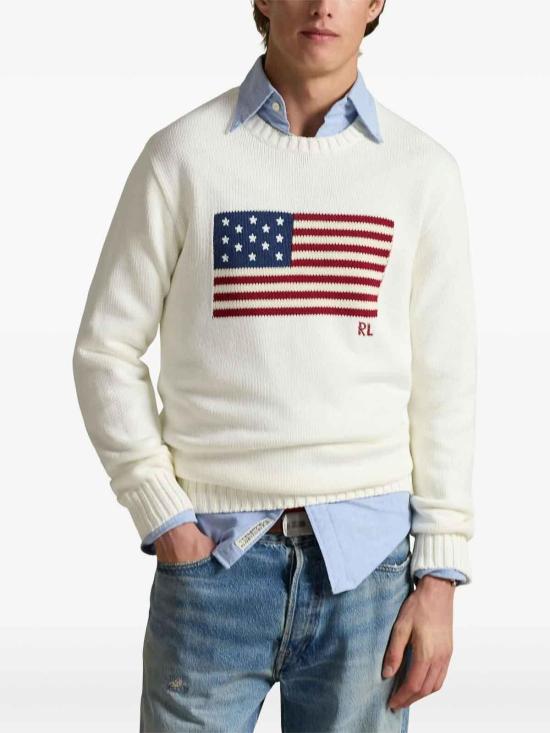 26SS 폴로 랄프로렌 스웨터 710718281009 White - POLO RALPH LAUREN