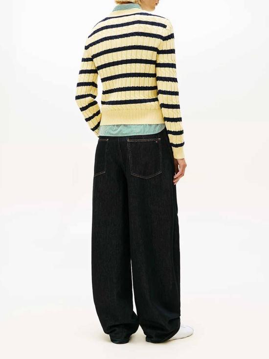 26SS 타미힐피거 스웨터 WW0WW476440FV Dark Blue - TOMMY HILFIGER