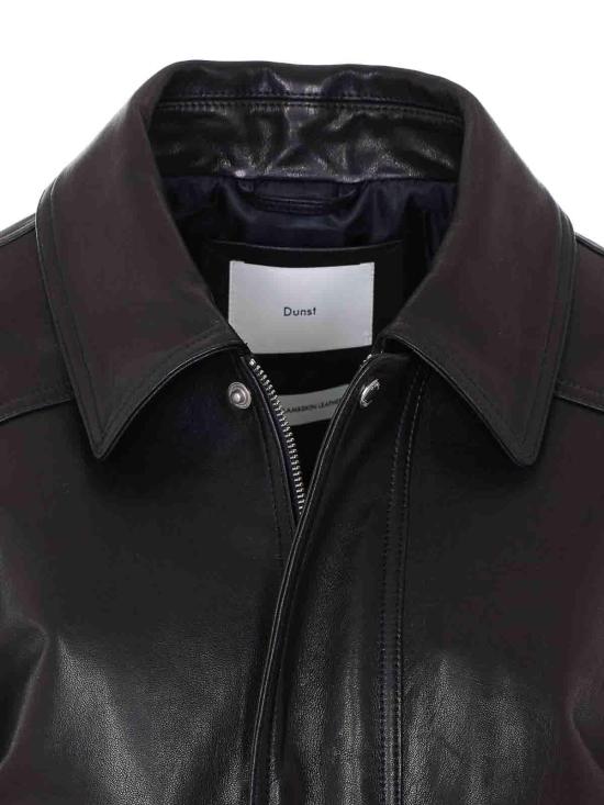 26SS 던스트 가죽 자켓 UDJU6A103BKBLACK Black - DUNST