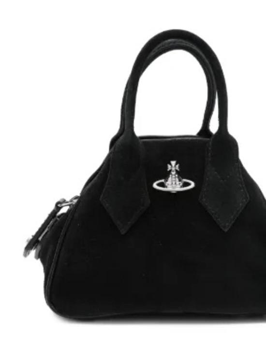 26SS 비비안웨스트우드 스몰 야스민 백 5C01000ZWL007EN401 Black - VIVIENNE WESTWOOD