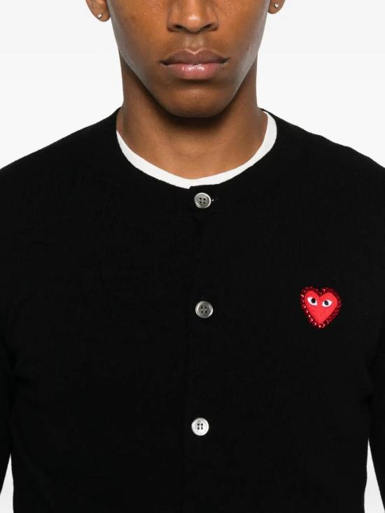 25FW 꼼데가르송 가디건 AXN080051 Black - COMME DES GARCONS