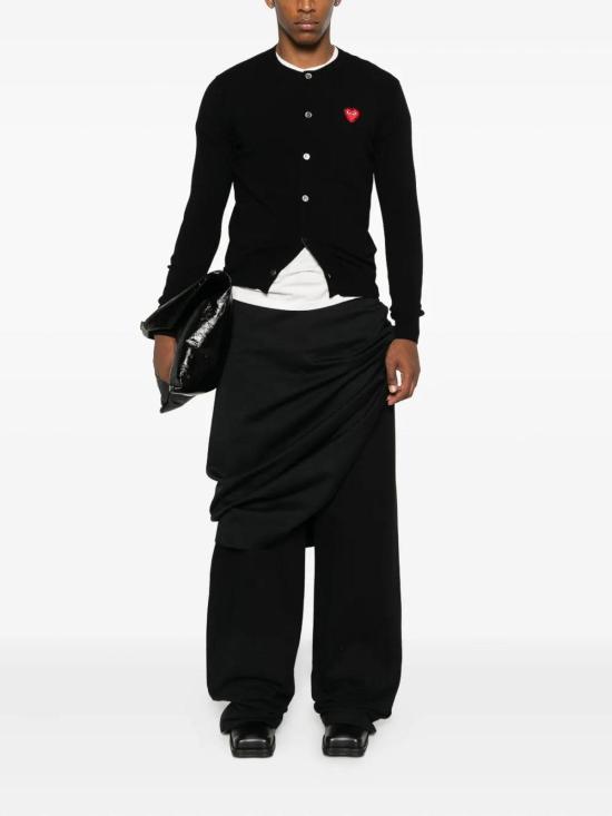 25FW 꼼데가르송 가디건 AXN080051 Black - COMME DES GARCONS