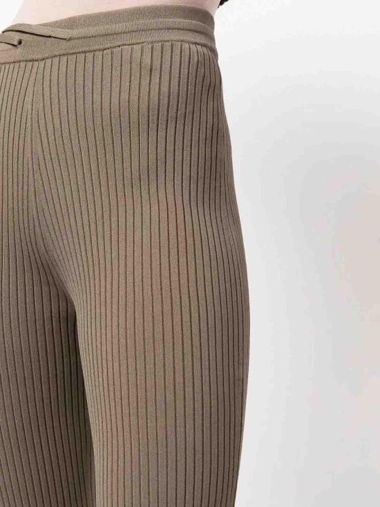  나누슈카 플레어 팬츠 NW22PFPA01366KHAKI Light Brown - NANUSHKA