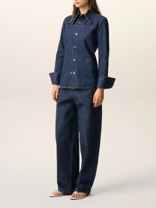 26SS 아미 코튼 샤프 칼라 셔츠 FSH832DE0122402 - AMI