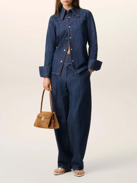 26SS 아미 코튼 샤프 칼라 셔츠 FSH832DE0122402 - AMI