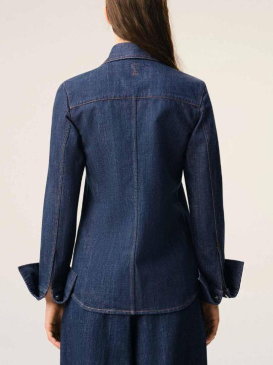 26SS 아미 코튼 샤프 칼라 셔츠 FSH832DE0122402 - AMI