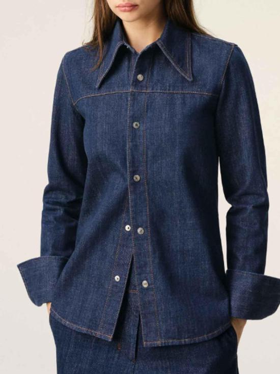 26SS 아미 코튼 샤프 칼라 셔츠 FSH832DE0122402 - AMI