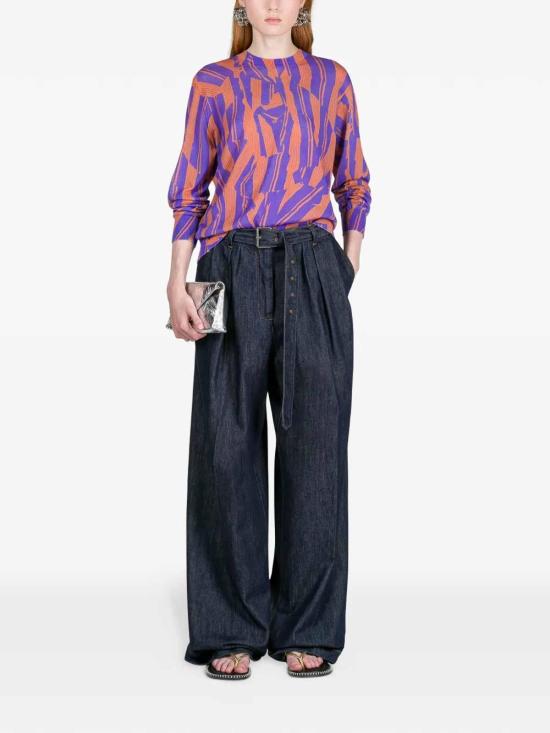 26SS 드리스 반 노튼 스트레이트 팬츠 1309373385507 Blue - DRIES VAN NOTEN