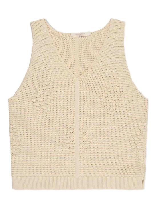 26SS 자노네 민소매 티셔츠 850324ZA485Z3832 White