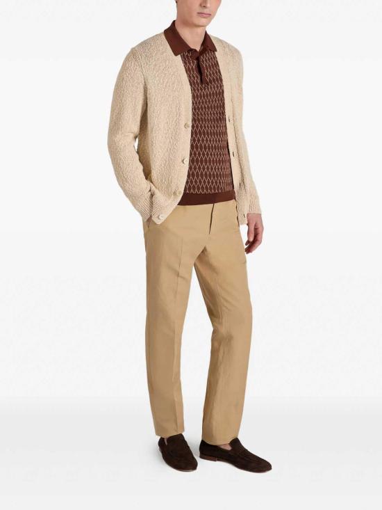 26SS 자노네 가디건 810286ZQ310Z2487 Beige - ZANONE