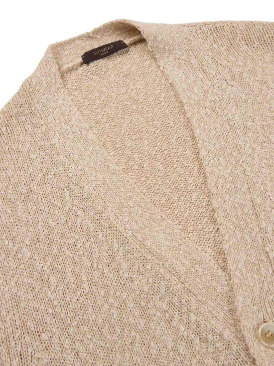 26SS 자노네 가디건 810286ZQ310Z2487 Beige - ZANONE