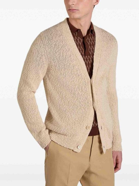 26SS 자노네 가디건 810286ZQ310Z2487 Beige - ZANONE