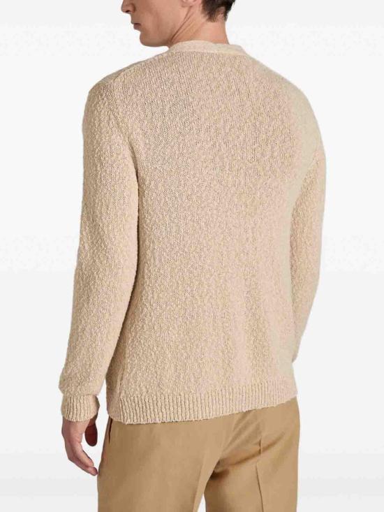 26SS 자노네 가디건 810286ZQ310Z2487 Beige - ZANONE