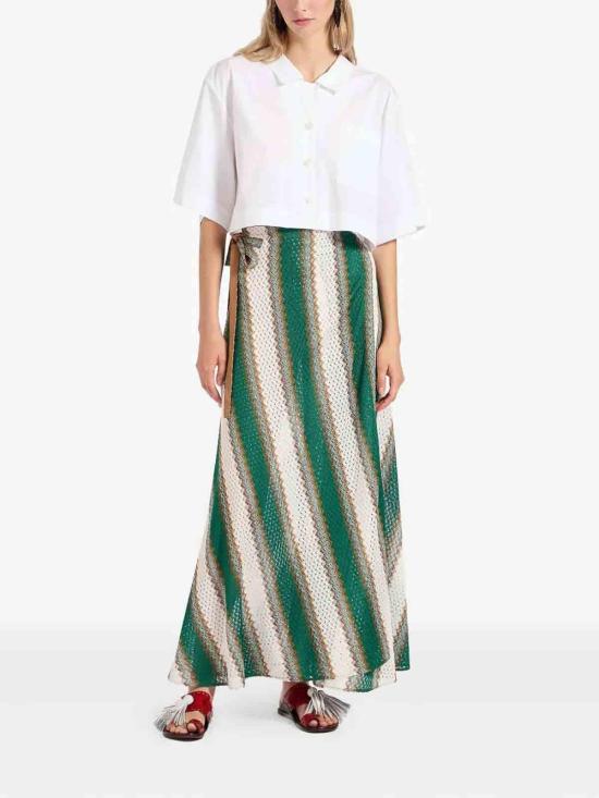 25FW 라 더블제이 폴로 티셔츠 SHI0141COT06401 White - LA DOUBLEJ