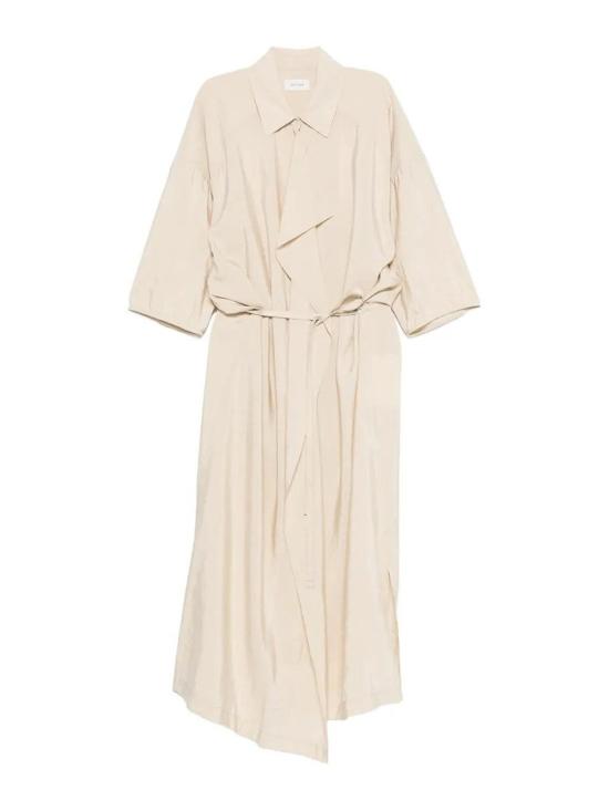 26SS 르메르 비대칭 셔츠 드레스 드라이 실크 DR1162LF1308BG235