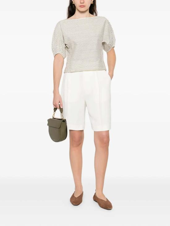 26SS 빅토리아 베컴 숏팬츠 1126WSR006920C3 White - VICTORIA BECKHAM