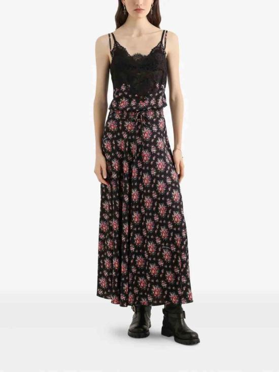 26SS 돌체앤가바나 스몰 플라워 부케 프린트 샤무스 탑 F7BG9TFSA78HN5XK - DOLCE & GABBANA