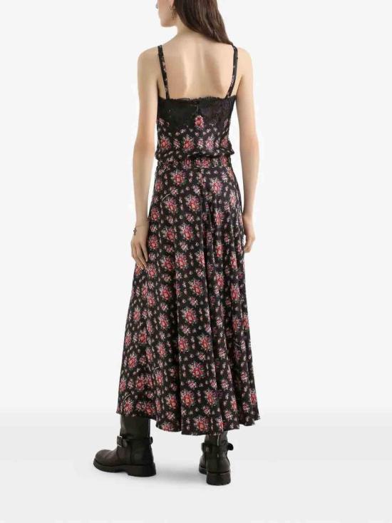 26SS 돌체앤가바나 스몰 플라워 부케 프린트 샤무스 탑 F7BG9TFSA78HN5XK - DOLCE & GABBANA