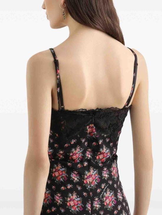 26SS 돌체앤가바나 스몰 플라워 부케 프린트 샤무스 탑 F7BG9TFSA78HN5XK - DOLCE & GABBANA